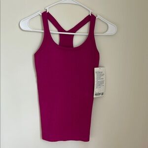 Lululemon Ebb to Street Tank Top Ripened Raspberry Racerback Tank Top